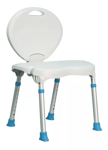 Silla de ducha plegable de 400 libras, silla de ducha con brazos y respaldo  ajustable, silla de baño antideslizante, sillas de ducha plegables sin