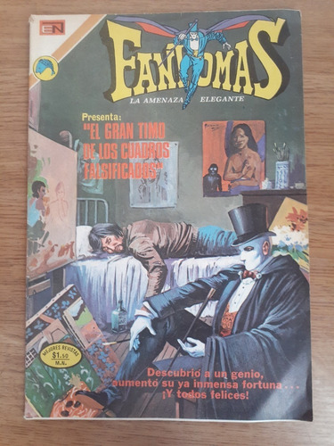 Cómic Fantomas La Amenaza Elegante Año 5 Número 104 Editorial Novaro 1973