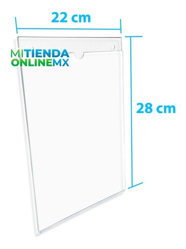 Porta Hojas Carta Vertical, Acrílico De 2mm