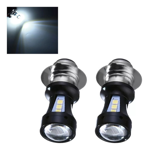 Luz Antiniebla Led Blanca Universal Para Motocicleta, 2 Piez