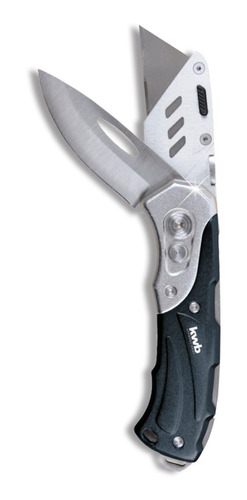 Imagen 1 de 8 de Trincheta Cutter Y Navaja 2 En 1 Plegable Calidad Kwb