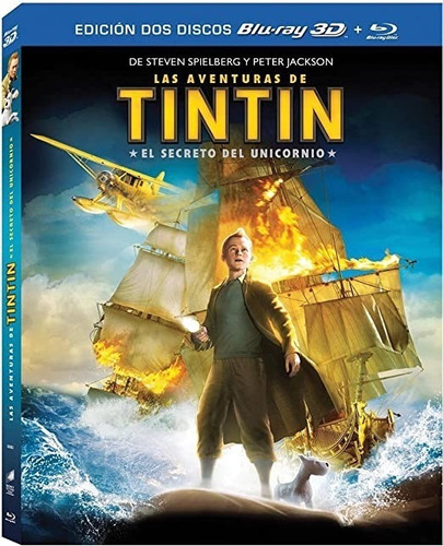 Blu Ray Las Aventuras De Tintin 3d (2 Discos)