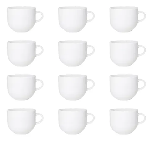 comprar Taza Té Porcelana Blanca 250ml Línea 1800 Tsuji X 12 Un.