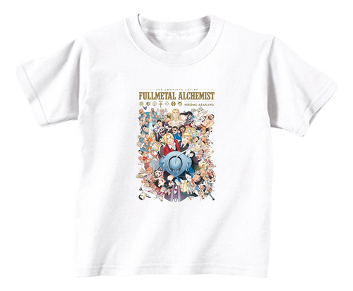 Remeras Infantiles Fullmetal Alchemist |de Hoy No Pasa| 5 S
