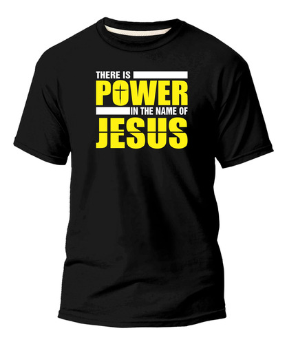 Camiseta Casual Masculina Estampada Power Jc Bonita Promoção
