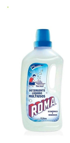 Detergente Líquido Roma  1 Pack Con 6 Botellas De 1c/u