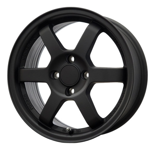 Jg Roda Alloy Rays Te37 / Aro 15 Tala 6,5 / 4x98 4x100 Fosco