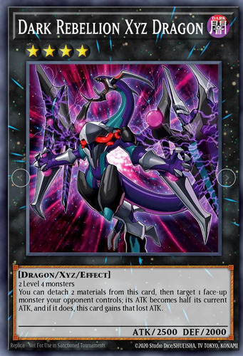 Yugioh!! Dark Rebellion Xyz Dragon Dark Rebellion Xyz Dragon Inglés (Usado)