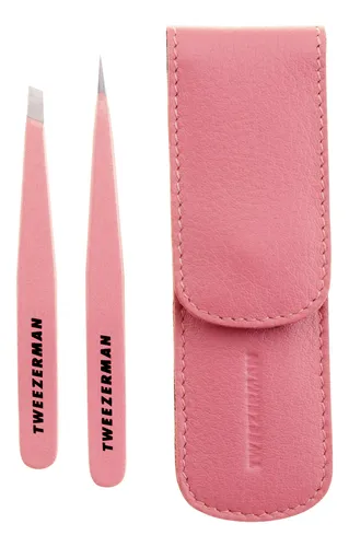 Juego De Pinzas Tweezerman Exclusivo Con Forma De Té Rosa In