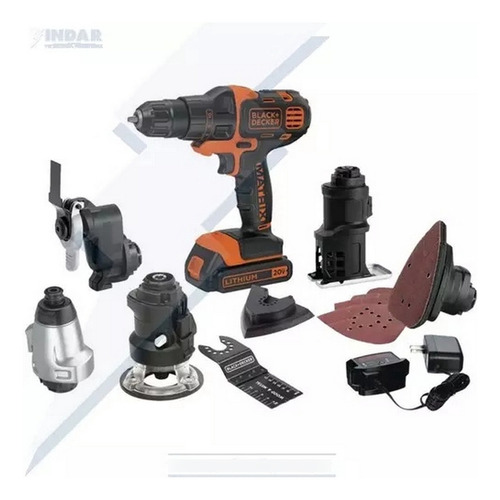 Jgo Herramienta Inalamb 20v C/sistema Cambio Quick Connect
