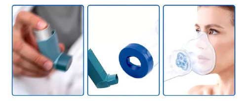 Aerocamara Adulto Valvula Inhalador Nebulizador Portatil L Inhalador Talla L Para Adultos Talla L Nebulizador Aerocamara Grande Marin Nebulizador Portatil Talla L Emergencias Traslado Nebulizador