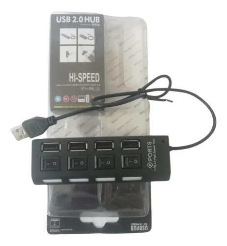comprar Hub Usb 2.0 4 Puertos Extension Interruptor Independiente