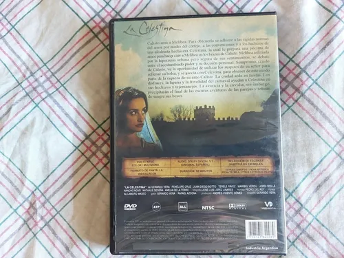 La Celestina Dvd Cine Español Penelope Cruz, Maribel Verdu (Usado)