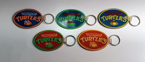 Llaveros Tortugas Ninja Tmnt Retro 1991 Lote X 5