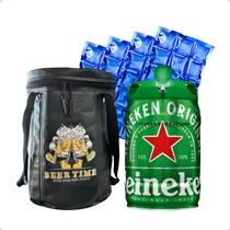 Comprar 1 Barril Chopp Heineken 5l + Bolsa Cooler Térmica + 4 Gelos