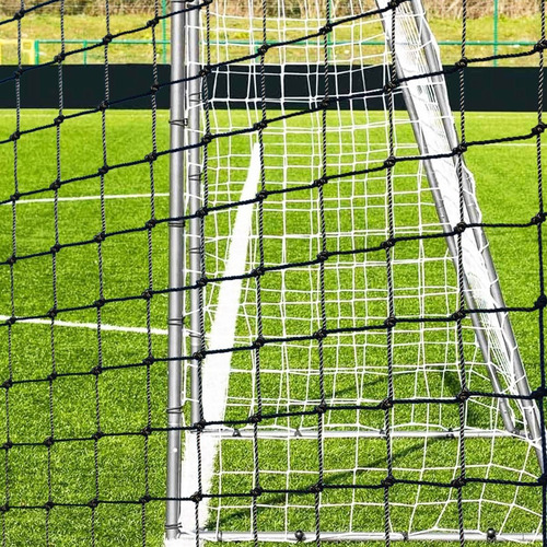 Red Portería Malla Deporte Perimetral 30x8m Cuadros 10x10 Cm