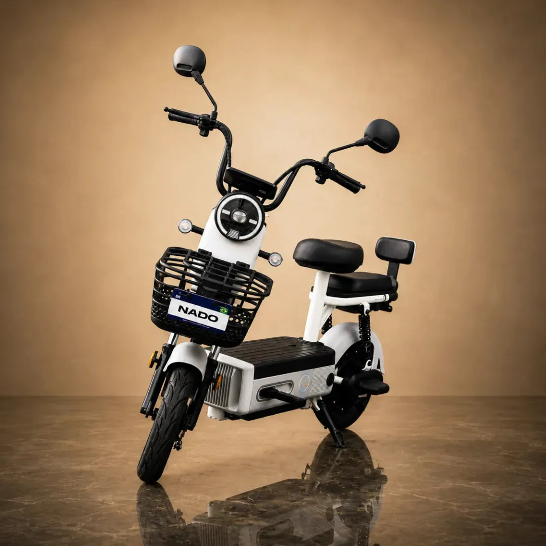 Bicicleta Elétrica NADO C2 1000W c/ Bateria de Lítio 48V e Autonomia de 60km