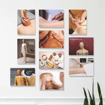 Comprar 10uni Placas Quadros Decorativas Spa Urbano Massagem 28x20cm