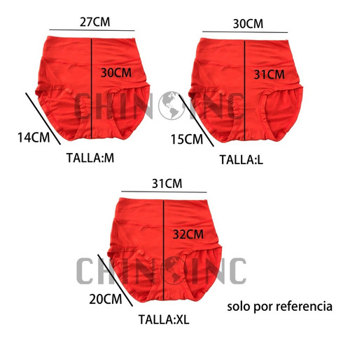 Pack 12 Calzones De Mujer Tiro Alto Bambu