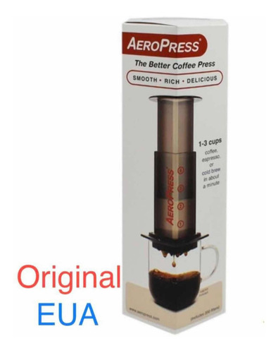 1 Aeropress Original + 350 Filtros Frete Grátis Todo Brasil