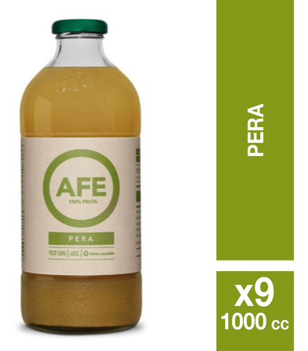 Jugo Afe Pera 9x1000cc