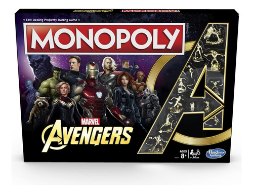 Hasbro Gaming Monopoly: Avengers Edition Juego De Mesa Para.