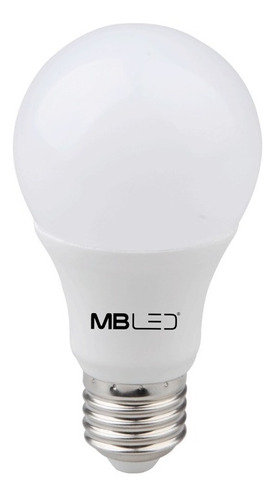 Lampada Led Bulbo 9w Bivolt E27 Branca Fria Mbled 110V/220V (Bivolt)
