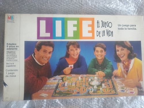  Juego De Mesa Life Milton Bradley Completo Vintage 