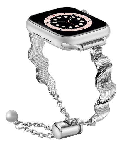 Correa Reloj Para Mujer In Iwatch Serie Metal Elegante