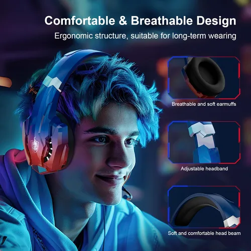 Phoinikas Auriculares Inalámbricos Para Juegos Para Pc, Ps.
