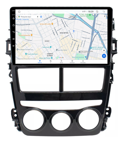 Multimidia Toyota Yaris 16/21 9p Android Carplay 64gb Play