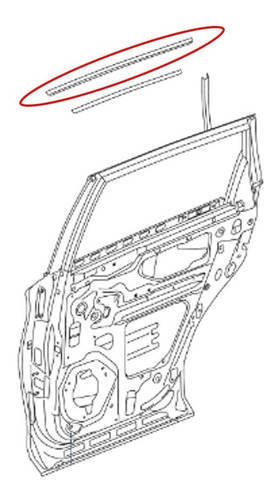 Cinta Blackout Puerta Tras Izq Nissan Pathfinder R52