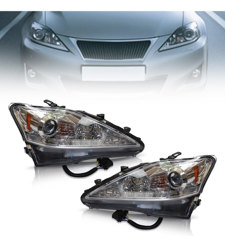 Conjunto Faro Halogeno Para Lexus Reemplazo Delantero Led