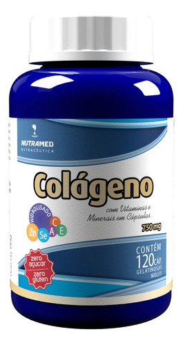Colágeno Hidrolizado + Vitaminas Y Minerales - 120 Cápsulas