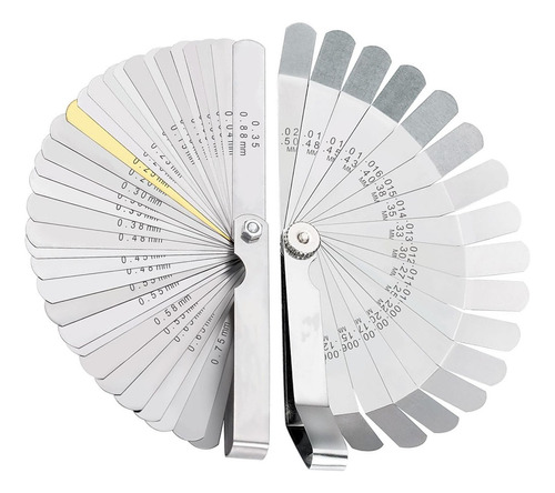 Feeler Gauge Set, Construção Flexível Em Aço
