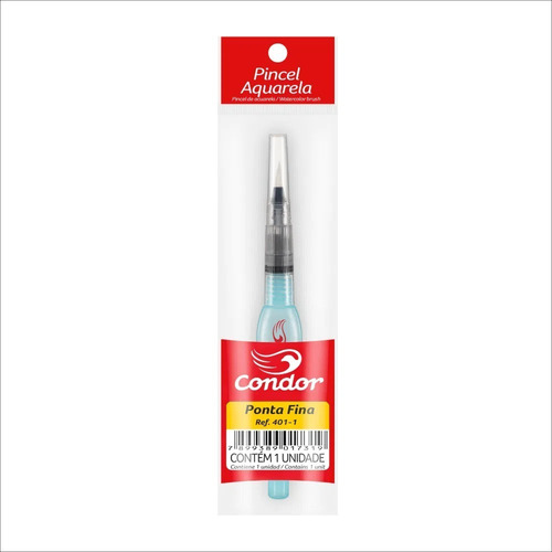 Pincel Aquarela 401-1 Ponta Fina -condor* Uso Profissional