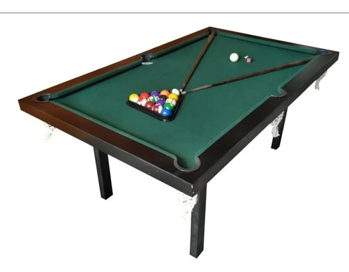 Mesa De Pool Profesional + Ping Pong + Comedor + Accesorios