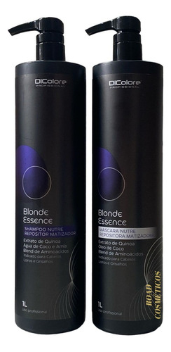 Kit Matizador Nutre Repositor Blonde Essence Dicolore 1l