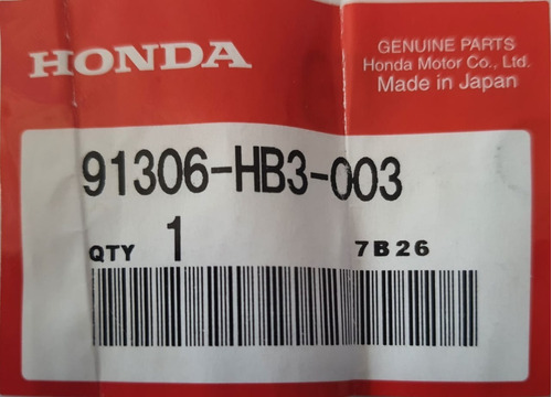 Oring 8x1.7 Atc125 Z50 Trx200d (1991) 91306-hb3-003 Honda