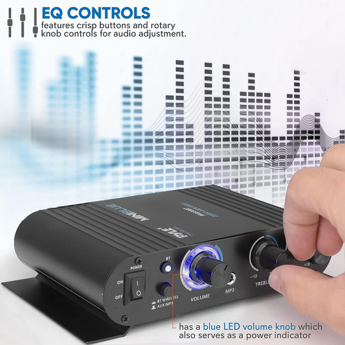 Amplificador De Audio Doméstico Inalámbrico Bluetooth Pyl...