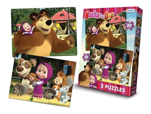 Masha Y El Puzzle Pack Rompecabezas 30 Pzas Original