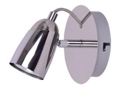 Imagen 2 de 10 de Aplique Pared Interior 1 Luz Con Interruptor Apto Lampara Led Gu10 220v Marca: Candil Linea Konus Velador De Pared