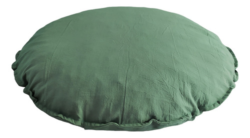 Almohadon Redondo 60 Cm Verde Seco