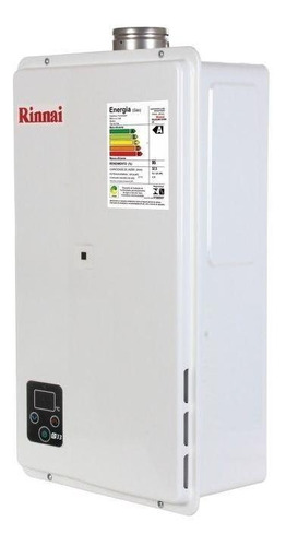 Aquecedor Rinnai Digital E33 32 Litros Por Minuto Gn Branco