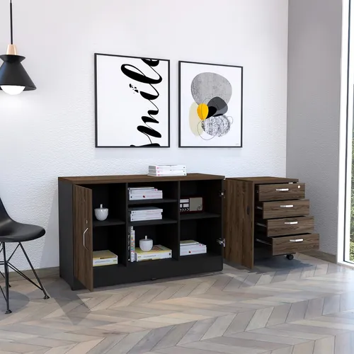 Archivador 4c + Gabinete 2p Home Office