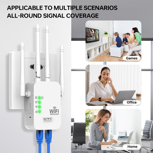 Booster De Señal De Extensores Wifi Para El Hogar Internet S
