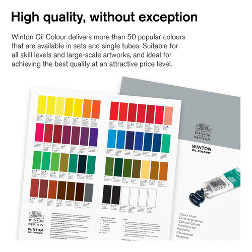 Cor Do Óleo Winsor & Newton Winton Amarelo Cádmio Pálido 200