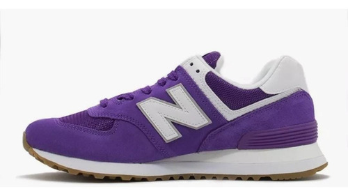 Zapatillas New Balance 574 Mujer - Violeta/blanco