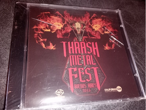 Thrash Metal Festival - Buenos Aires 2015 Cd Nuevo Cerrado 