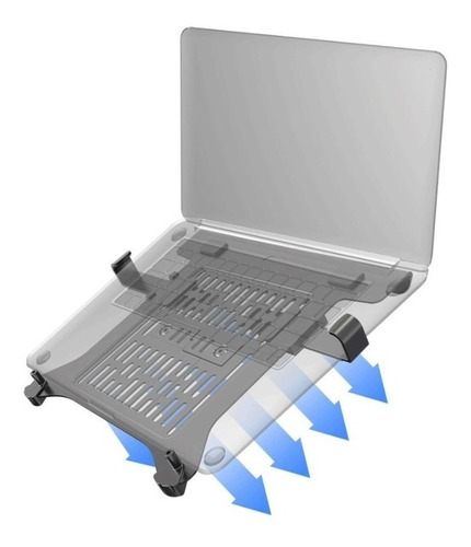 Imagen 5 de 9 de Soporte Ergonomico Para Monitores Y Portatil Nb A Escritorio